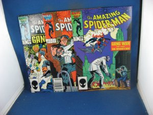 3 AMAZING SPIDERMAN 284-286 GANG WAR 1-3 NM- MARVEL