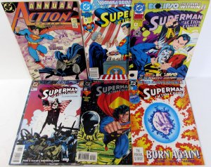 Action Comics Lot of 6 #1, 3, 4, 6, 0, 687 DC Comics (1987) VF+ Comic Books