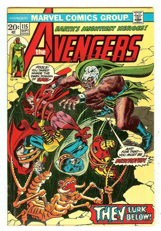 Avengers 115   Prologue to Avengers/Defenders war