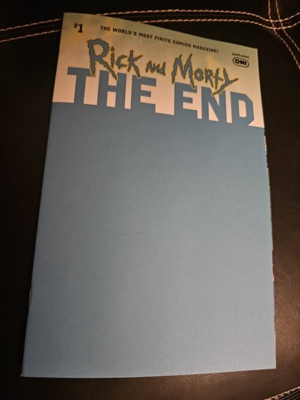 Rick and Morty The End Issues 1 2 & Blank Cover for Sketches - 3 Friggin' Comics