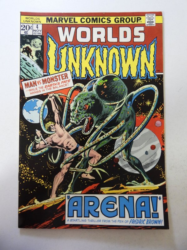 Worlds Unknown #4 (1973) FN Condition