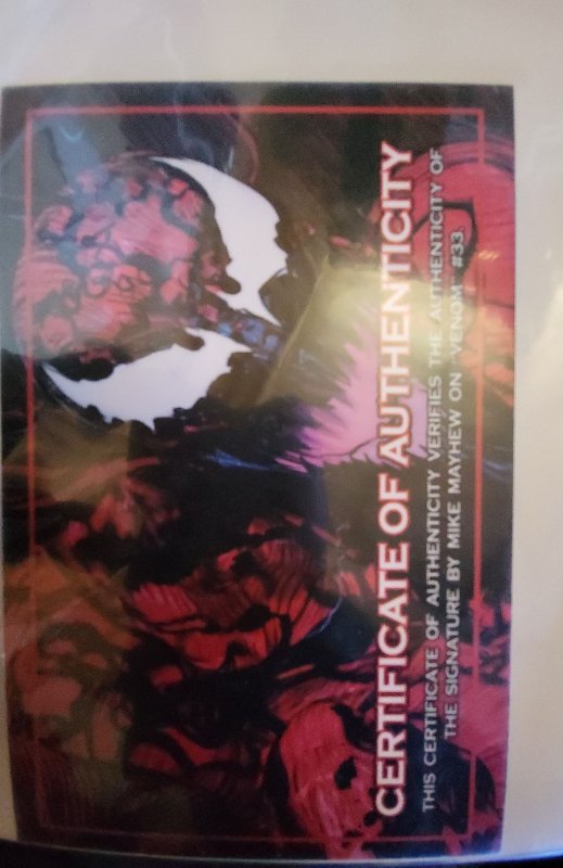 Venom #33 Mayhew Cover B (2021)