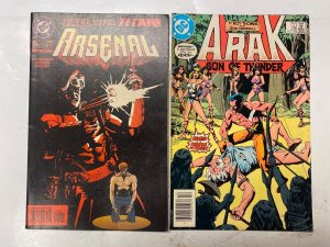 3 DC comic books Arsenal Special #1 Arak Son Thunder #28 29 3 KM31