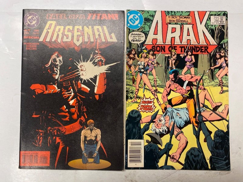 3 DC comic books Arsenal Special #1 Arak Son Thunder #28 29 3 KM31