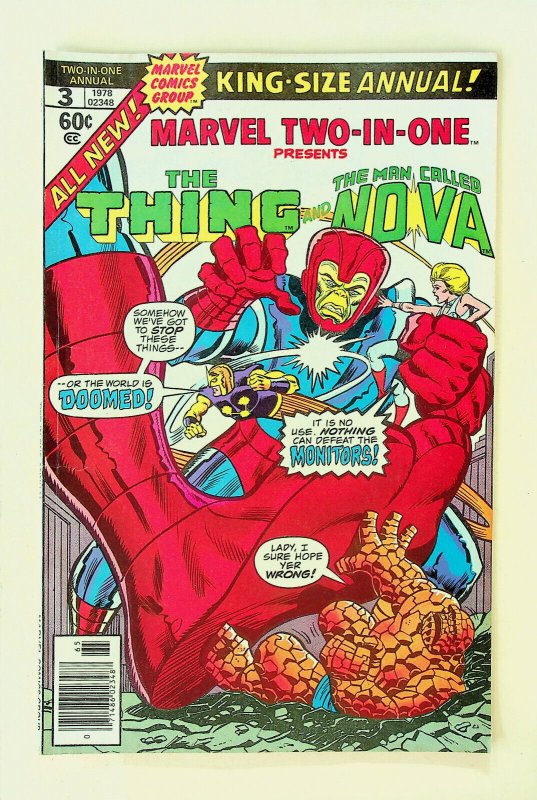 Marvel Two-In-One King-Size Annual #3 - The Thing & Nova (1978, Marvel) - G/VG 