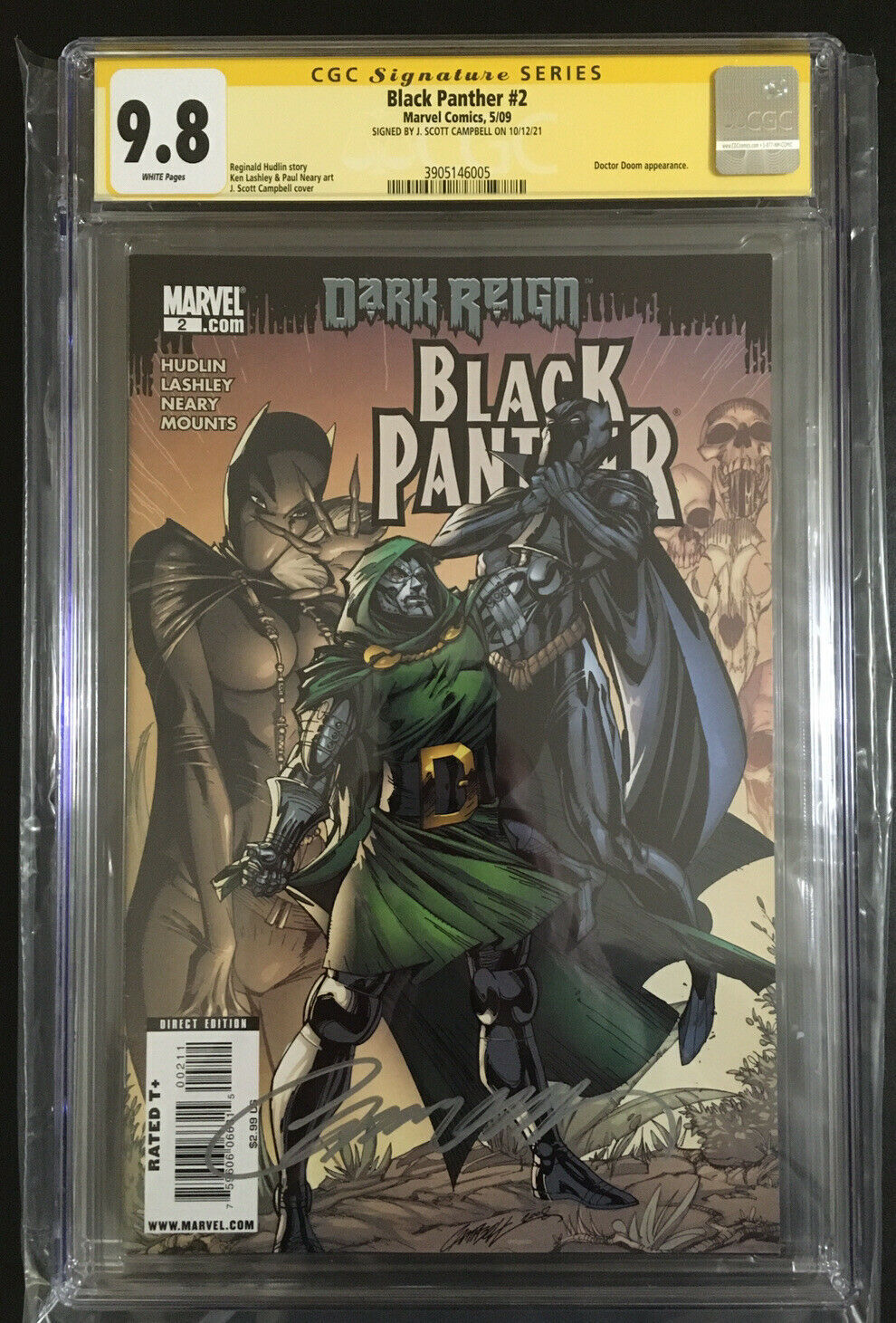 Signed Shuri Is Black Panther in MCU Sequel! #2 CGC 9.8 NM+/MT J. Scott ...