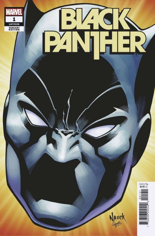 Black Panther (7th Series) #1C VF/NM; Marvel | 198 Headshot Nauck - we combine s 