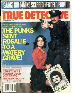TRUE DETECTIVE-DEC/1985-BITERS-PUNKS-CONTERFEITING FR/G