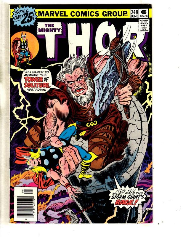 8 Mighty Thor Marvel Comics # 248 249 250 251 252 253 255 256 Loki Odin RH4