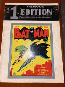 Famous 1st Editions 1975 Batman Comics Oversized DC F-5 Treasury Size Book TW60 