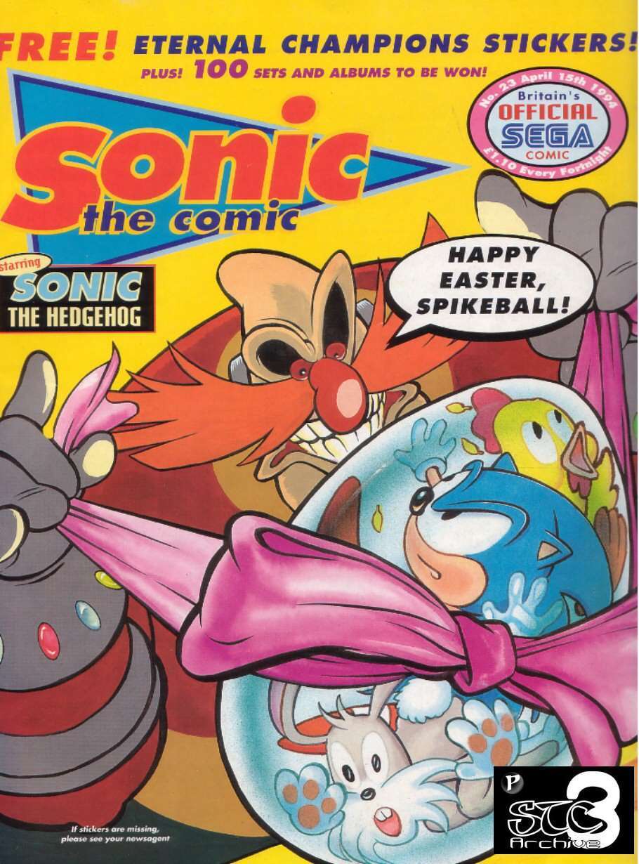 Sticker Album - Sonic - 1994