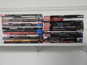 Huge Lot of 45 TPBs and Graphic Novels W/ Batman, Avengers, +More! Avg. FN+