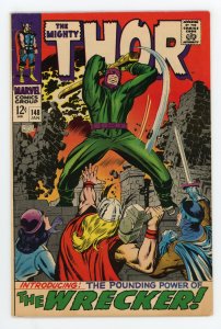 Thor #148 (1966 v1) Stan Lee Jack Kirby Loki 1st Wrecker VF