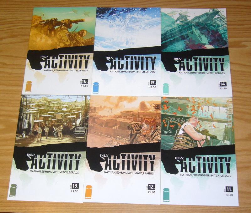 the Activity #1-16 VF/NM complete series - nathan edmondson - mitch gerads set