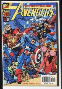 Avengers #1 Yellow Logo Direct Edition (1998) The Avengers