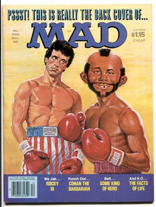 Mad Magazine #235 1983-ROCKY 3- Conan the Barbarian VG/F