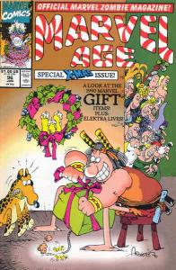 Marvel Age #96 FN ; Marvel | Sergio Aragones Groo Christmas