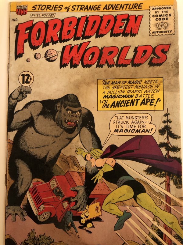 Forbidden Worlds#132, Pete Constanza Art& Simian cover!