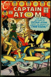 CAPTAIN ATOM V.2 #89-GREAT CHARLTON SILVER AGE-fine/very fine FN/VF