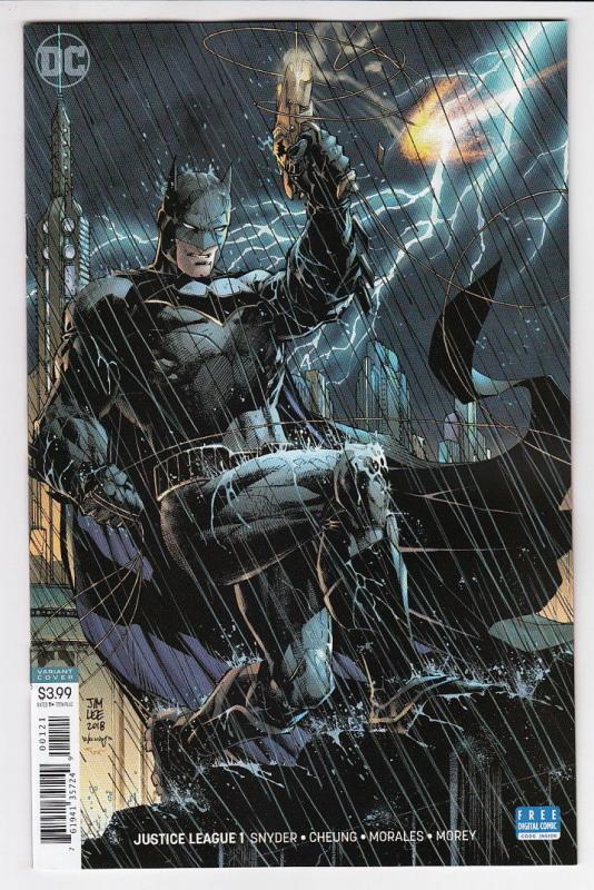 JUSTICE LEAGUE (2018 DC) #1 VARIANT JIM LEE & SCOTT WILLIAMS NM