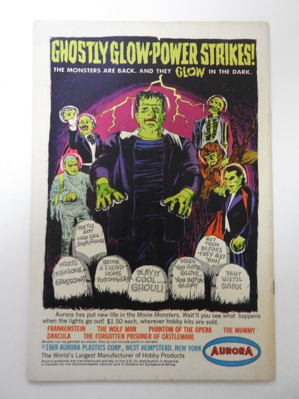 Aquaman #45 (1969) VG+ Condition centerfold detached bottom staple