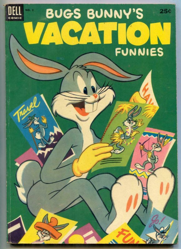 Bugs Bunny's Vacation Funnies #3 1953- Dell Giant VG+