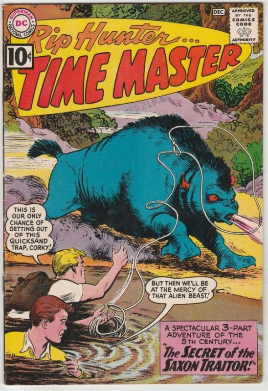 Rip Hunter Time Master #5 (Dec-61) VF+ High-Grade Rip Hunter, Jeff, Bonnie