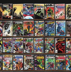 Huge Lot 150+ Comics with Web Of Spider-Man, Doctor Strange & More!