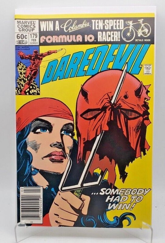 Daredevil #179 (1982) ELEKTRA, Newsstand Variant, NM- 