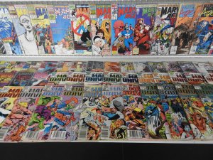 Huge Lot of 180+ Comics W/ Marvel Age and Marvel Universe! Avg FN- Condition!