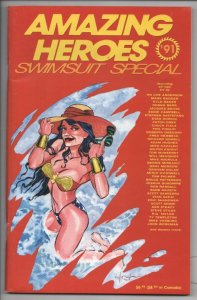 AMAZING HEROES SWIMSUIT Special #2, VF+, early Toxic Avenger 1991 Mignola Hughes