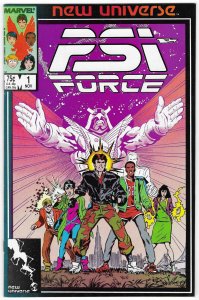 Psi-Force #1 Direct Edition (1986)