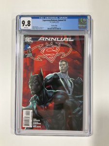 Superman Batman Annual 4 CGC 9.8 White Pages 2010 Second Printing DC Comics