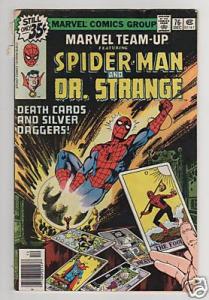 Marvel Team-Up #76 Spider-Man Comics 1978 VG-