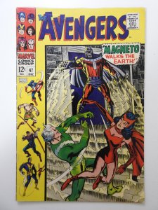 The Avengers #47 (1967) VG Condition! First app of Dane Whitman! Moisture stain