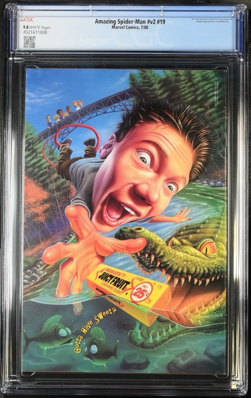 Amazing Spider-man 19 Cgc 9.8 Volume 2 Marvel 2000 Marvel Venom