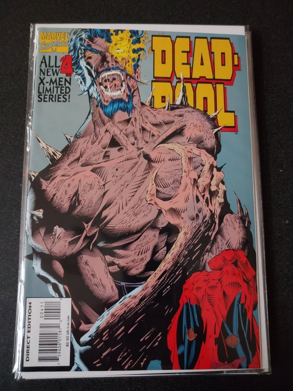 Deadpool 4 Marvel 1994 VF Mini Series Black Tom Ian Churchill