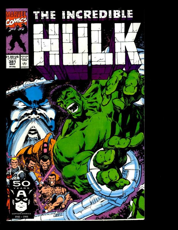 12 Incredible Hulk Comics # 364 365 366 367 371 372 375 378 379 380 381 382 GK19