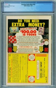 Amazing Spider-Man #101 // CGC 7.5 // 1st Morbius // 1465143006