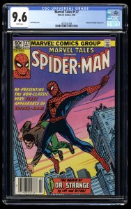 Marvel Tales #137 CGC NM+ 9.6 Newsstand Variant Amazing Fantasy #15 Spider-Man!