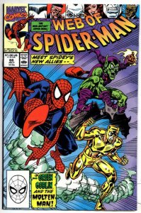 WEB of SPIDER-MAN #66, VF/NM, Green Goblin, 1985 1990, more Marvel in store