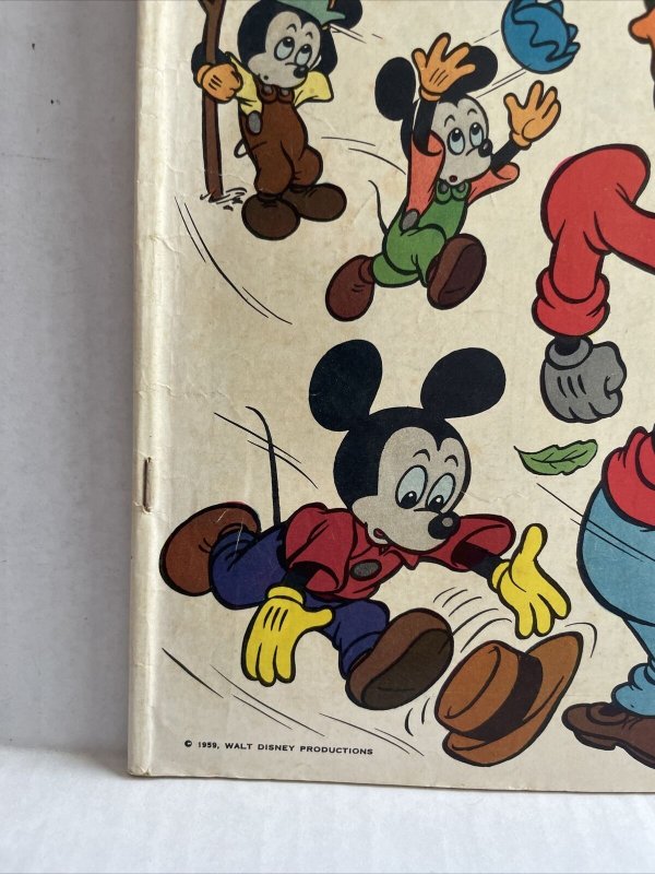 Walt Disney’s Goofy #1053 Four Color Art Back Cover