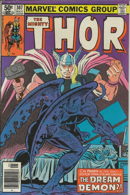 Thor #307 ORIGINAL Vintage 1981 Marvel Comics