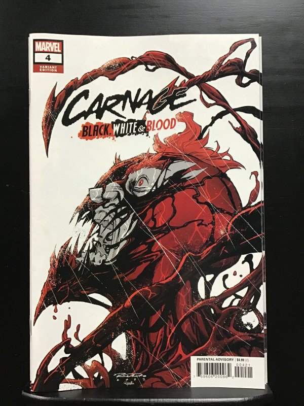 Carnage. Black White & Blood #4 variant (2021)