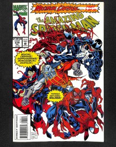 Amazing Spider-Man #379 VF+ 8.5 Maximum Carnage Part 7 Venom!