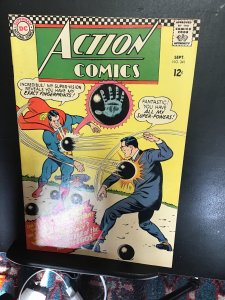Action Comics #341 (1966) Mid high grade Atlantis, Batman and robin, Supergirl