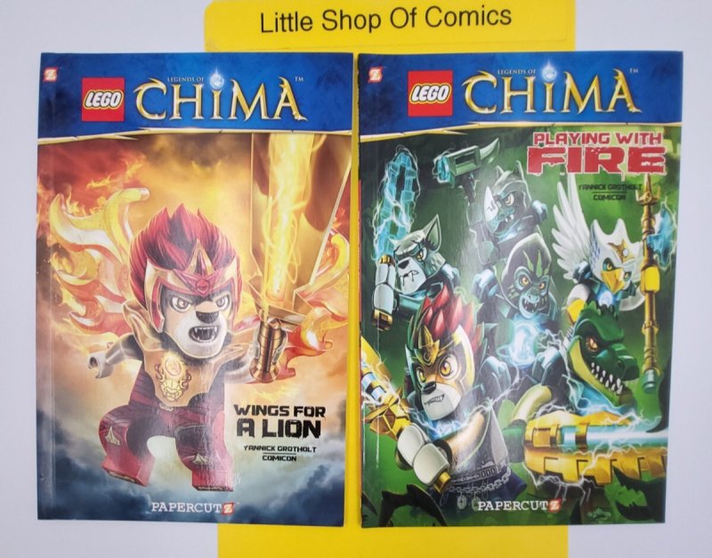 Lego Legends of Chima GN Volume 1, 2, 3, 4, 5, 6 Papercutz