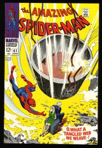 Amazing Spider-Man #61 VF 8.0 1st Gwen Stacy Cover Appearance!