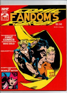 Fandom's #8 - Comic Book articles - fan art - Batman romance article - 1982