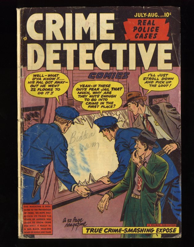 Crime Detective Comics #3 GD+ 2.5 Volume #2